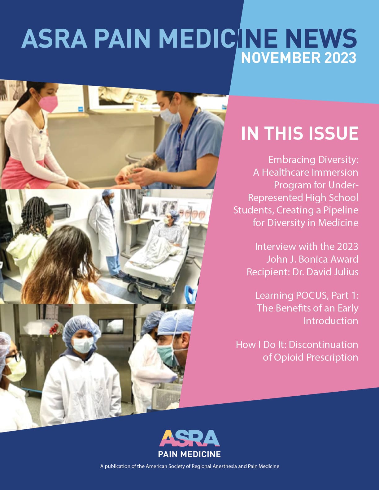 ASRA Pain Medicine News November 2023 Cover