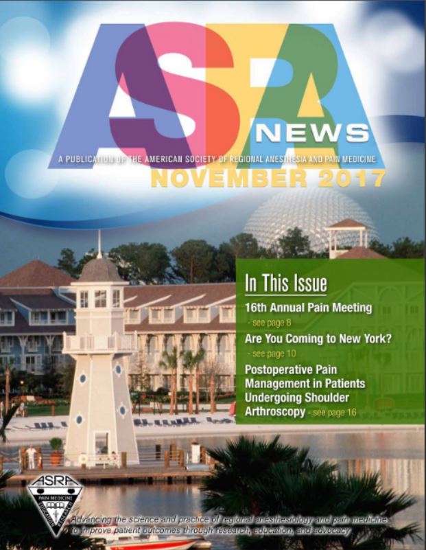 Nov 2017 ASRA News cover