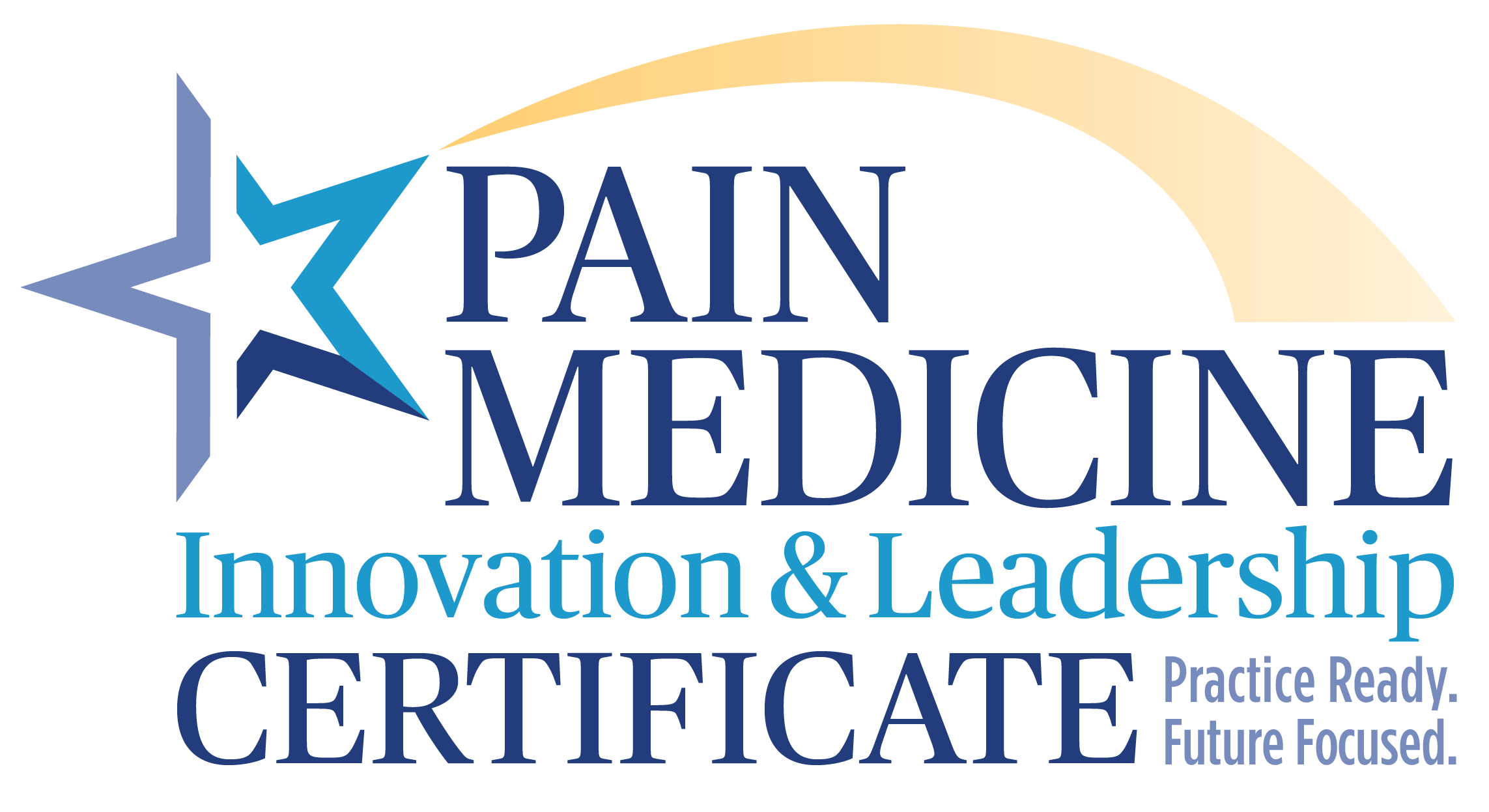 PM Innovation Leadership Certificate multicolored logo Pain Medicine Innovation & Leadership Certificate logo