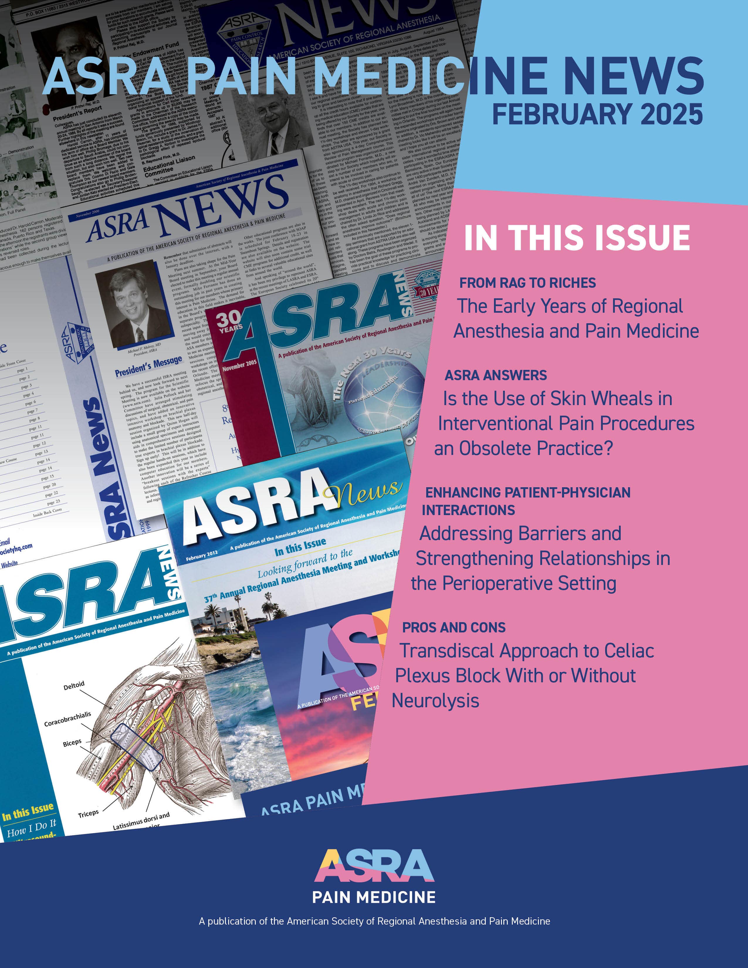 February 2024 Cover ASRA Pain Medicine News November 2024 Cover